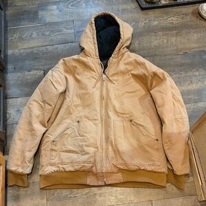 Men's Beige Vintage Work Jacket